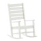 Merrick Lane Fielder Set of 2 Contemporary Rocking Chairs, All-Weather HDPE Indoor/Outdoor Rockers